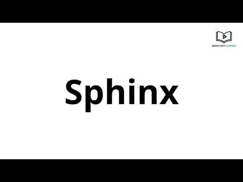 How to Pronounce “Sphinx” | Pronunciation Video