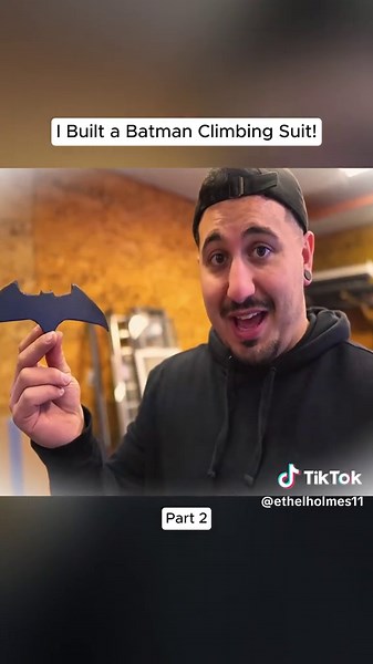 I Built a Batman Climbing Suit!#viral #trending | batman suit