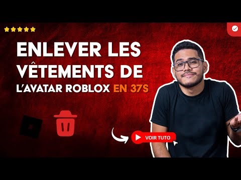 Comment RETIRER les VÊTEMENTS par DÉFAUT de ton AVATAR dans ROBLOX en 37S