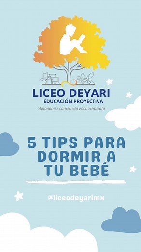 ⭐6 TIPS PARA DORMIR A TU BEBÉ 🔹Bañar al bebé (35 minutos antes) El agua templada ayuda a calmar al bebé y crear una sensación de relajación. Utiliza un champú o jabón líquido con un aroma relajante. 🔹Darle un masaje al bebé (20 minutos antes) Después del baño, dale a tu bebé un suave masaje. La cercanía y el contacto piel con piel lo relajará aún más. Puedes empezar apagando las luces y poniendo música relajante, como canciones de cuna o una melodía suave. Calienta tus manos frotándolas con un