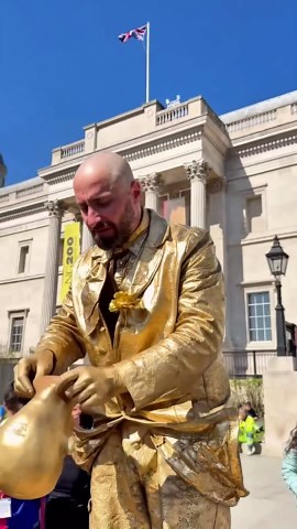 Getting into the act live in front of the audience.