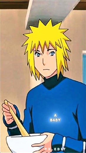 The moment Minato & Kushina smiled the brightest 🧡✨