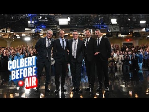Colbert Before Air: After The Interview With Strike Force Five