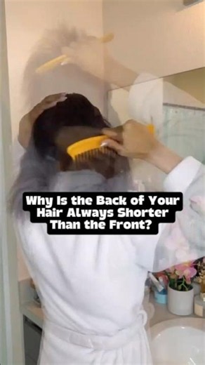 Why The Back of Your Hair Breaks More | Nape Hair Care Tips🩷