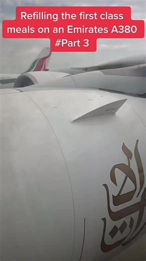 How we refill the first class cabin with food! #heathrowAirport #emiratesa380 #emirates #lhr #aviationforever #heathrow | KVCircus | Facebook