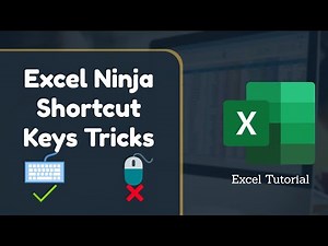 Top 7 Excel Ninja Shortcuts Keys You Must Know | Excel Tips and Tricks 2020