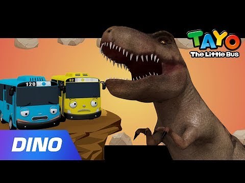 Dinosaur Song 2 l Tyrannosaurus Island l 3D Dinosaur Song l Tayo the Little Bus l Songs for Children
