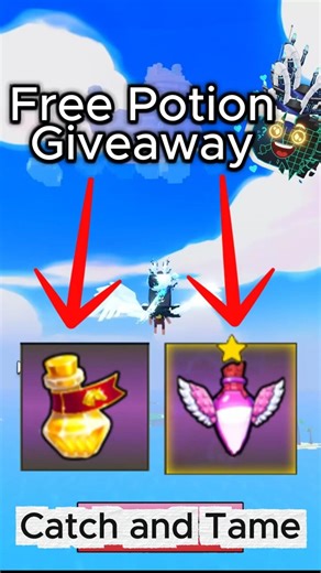 FREE Ride & Fly Potion Giveaway! Catch and Tame #roblox #catchandtame