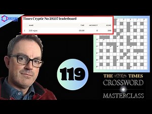 Can You Solve This Crossword In 9 Seconds? The Times Masterclass: 23 May 2025: