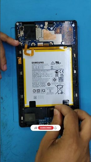 Samsung Galaxy Tab Battery Removal Process | Tablet Repair Tips | Safe Battery Removal #shorts #new