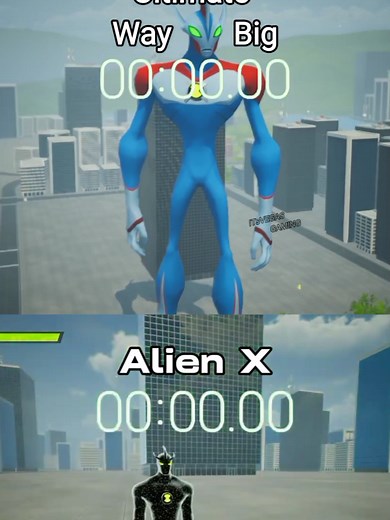 Alien X Vs Ultimate Way Big 🏁#ben10 #galvan #ben10game #itsvegasgaming #ben10alienforce