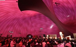Japan delivers music to earthquake devastated communities with the world's first inflatable concert hall