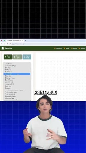 This website lets you edit and download different paper worksheets