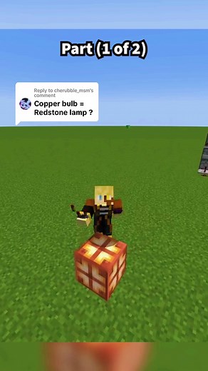 Replying to @cherubble_msm Minecraft 1.21 Redstone copper bulb explained. bedrock edition and java gaming automatic afk crafting tutorial. #minecraft #minecraftbuilding #gaming #icecoffey #mcpe #bedrock #minecrafttutorial #redstone #gamingontiktok #tutorial #copperbulb