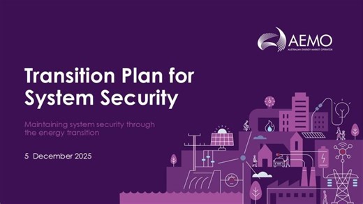 AEMO Transition Plan for System Security (TPSS) - webinar | Bjorn Sturmberg