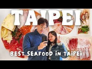 Taipei Vlog 🇹🇼 Best Seafood in Taiwan, Addiction Aquatic Development, Taiwan Sushi Market 上引水產