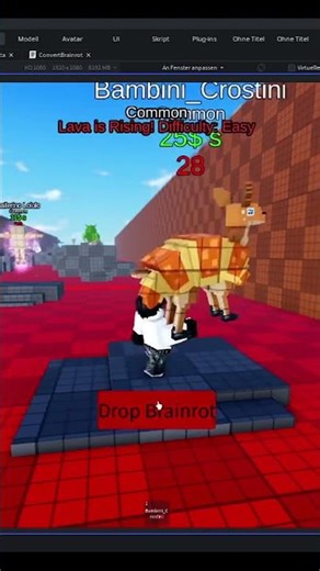 Simple recreation of the Survive Lava for Brainrot system (W.I.P)