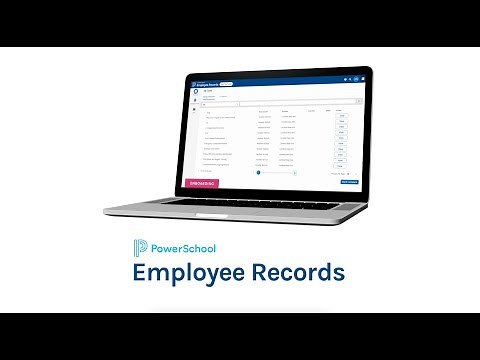 PowerSchool Unified Talent™ Employee Records