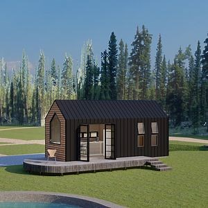 [Hot Item] Prefabricated Homes Tiny Home on Wheels Prefab China Cabin House Kits