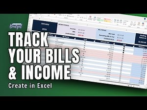 Create an Income & Bill Pay Budget Tracker in Excel (Step-By-Step)