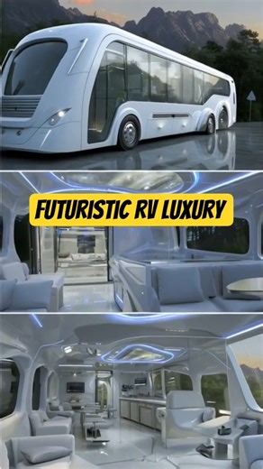 Futuristic motor home designs that redefine luxury #shorts #motorhome #luxurytravel