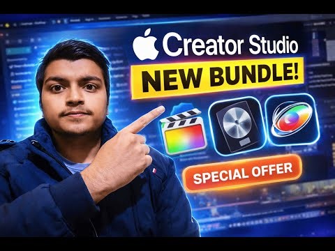 Apple Creator Studio Bundle Released 🔥 Final Cut + Logic Pro in One Pack!