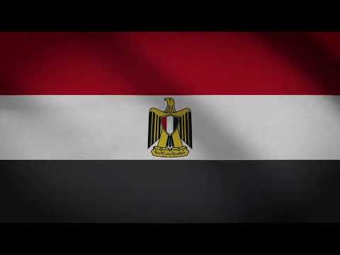 6 Hours 🇪🇬 Egypt Flag in 4K | Peaceful Egyptian Flag Waving