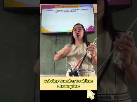 Solving Number Problem (Example 1) #mathematics #Math8 #mathtutor #mathlesson #maampagayon