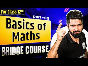 JKBOSE Class 12th | Basics of Maths (Part 5) | Bridge Course🔥 | Mehraj Sir | JKBOSE Wallah