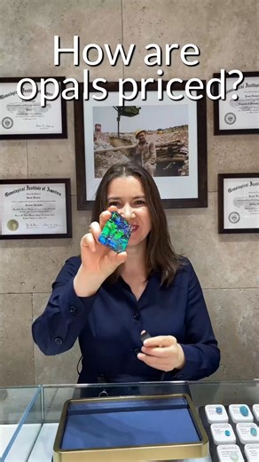 Ever wondered why some opals are worth more than meets the eye? Nelly, our certified gemologist, reveals why valuing opals is never as simple as a photo. It takes years of expertise, a trained eye — and a little intuition. An opal’s true beauty reveals itself in person. Would you agree? Tell us in the comments. 👇 #australianopals #opal #raregemstone #opaljewelry #opalminded | Opal Minded