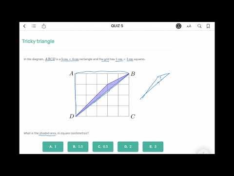 5. Split the shape - Tricky Triangle