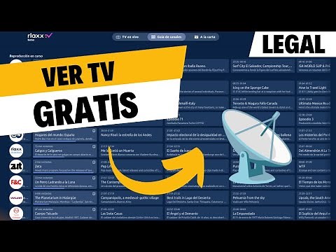 Cómo VER Televisión GRATIS ONLINE en INTERNET y SMART TV: RLAXXTV 2023