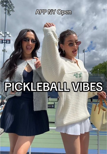 Pickleball Spectator Style at APP NY Open