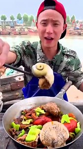 Eating seafoodboil eating sea snail, eating show so yummy | Cooking Show