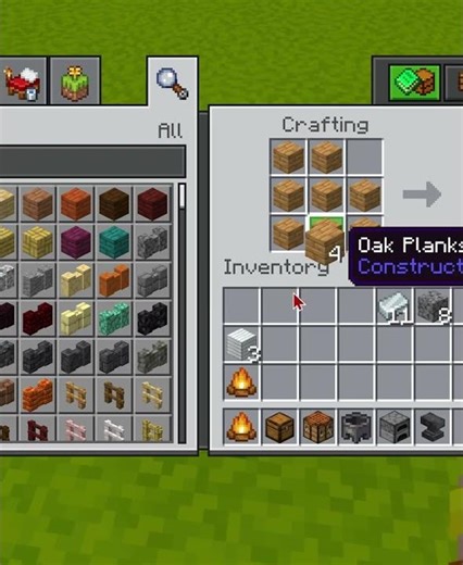 how to make basic Minecraft blocks