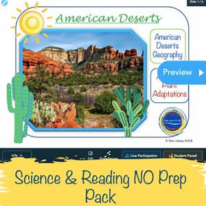 Desert Biome 3rd and 4th Grade Science