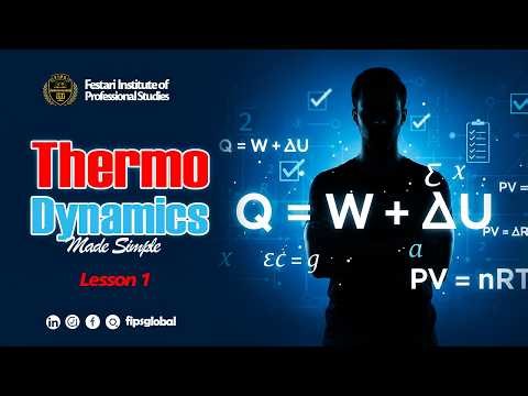THERMODYNAMICS Lesson 1: From Basics to Real Applications