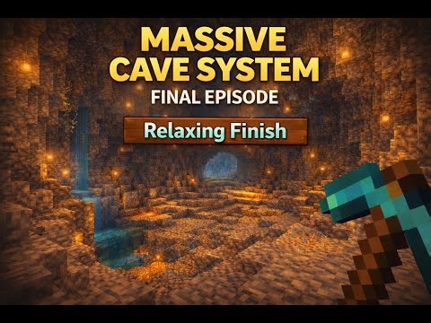 Final Exploration of the Massive Cave System | Relaxing Minecraft Caving (No Commentary)
