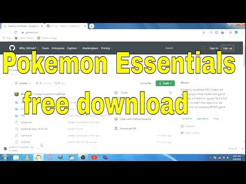 How to download & install Pokemon Essentials game in pc for free
