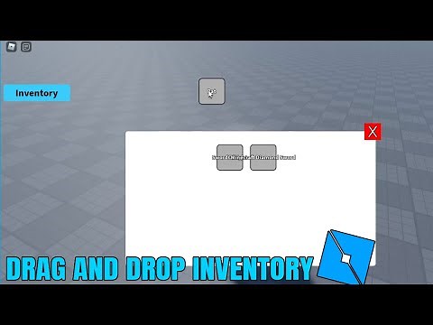 Drag & Drop Inventory system (Roblox)