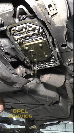 automatic transmission filter replacement and oil change #carrepair #mechanic #transmission
