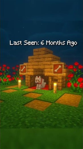 Minecraft Dog 🐕 who Never Left ❤️‍🩹