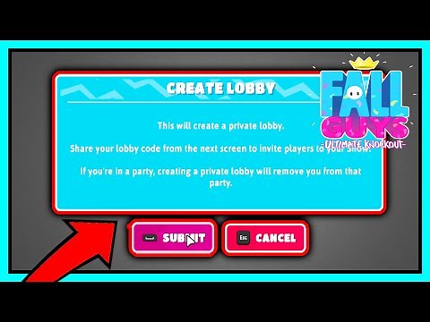HOW TO CREATE AND MAKE A PRIVATE LOBBY IN FALL GUYS