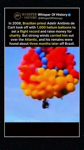 He Flew Away With 1,000 Balloons… Then Disappeared