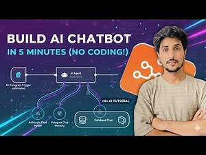 Build AI Chatbot in 5 Minutes | n8n AI Chatbot Tutorial for Beginners (No Coding)
