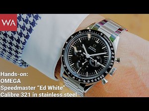 Hands-on: OMEGA Speedmaster “Ed White” Calibre 321 in stainless steel