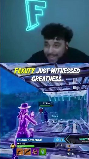 Faxuty Goes Wild for Peterbot’s INSANE Fortnite Skills!