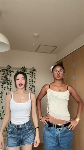 Coordinated Dance Routine with Nanase