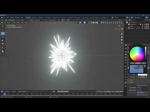 (Tutorial ) how to make static electricity in blender !!