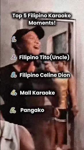 Ranking the best Filipino Karaoke moments! 🎤🤯 #shorts #cover #shortvideo #karaoke #top5 #ranking